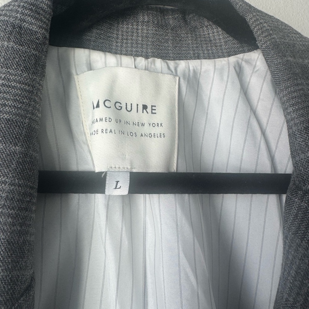 McGuire Gray Plaid Blazer - Picture 2 of 5